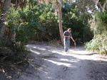 Mom & I decided to spread some of Grandma Bea's ashes on the path she loved to walk ( Gramms on Cabbage Key ).