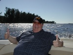"Wassup!!" Papa Mike gives the thumbs up to warm weather, this morning it was 3 (yes, THREE) degrees up in Michigan.