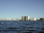 Here's a view of downtown Fort Myers from the beautiful Caloosahatchee...