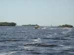 As we scoot toward Shell Point, Sea Tow rescues someone from the south side of Cape Coral.