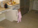 The next day, Paige-E decided she was going to make breakfast.
