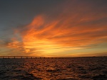 Highlight for Album: 1/6/04 - Sunset from the middle of the Calooosahatchee 