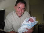 Highlight for Album: 5/14/2004 - I've arrived!!  Mom, Dad, Paige, and Dan got to see me outside in the real world today!