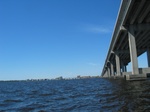 A view to the north (Caloosahatchee Bridge in view).