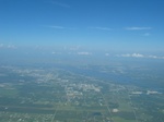 Downtown Fort Myers is on the left of the river, in the middle of the photo!
