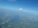 This photo is pretty amazing - if you look hard enough you can see Caloosahatchee go into Gulf!