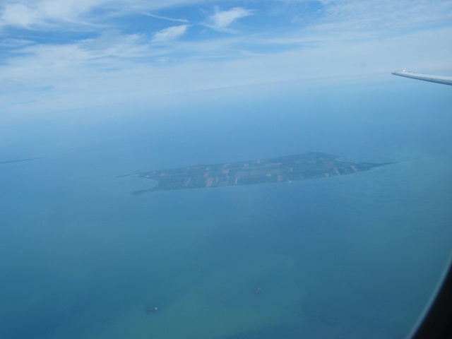 I thought this island was cool - I believe its Pelee Island.