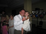 Daddy & Paige-E take on a slow dance.  Awww...