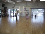 ...here she is working with her dance teacher, Miss CiCi!