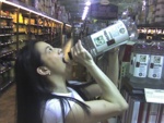 As soon as Don & Amy got in town we hit Total Wine and Amy hit the Vodka! ;)  (Simulation only!)
