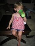 Josie loves her milk! ;)