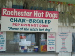 We also found the HOME of the White Hot Dog!