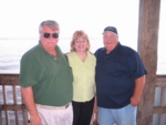 Cousin Gene, Grandma Marty & Papa Mike - Fort Myers Beach Pier!  