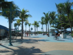 A view of Times Square at Fort Myers Beach.