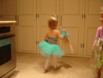 Josie does her little candy dance!