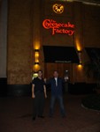 Then met up with fellow HHS Graduate and good friend, Johnny B for dinner at the Cheesecake Factory!