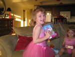 Highlight for Album: 12/20 - Fun at the Condo, opening gifts with Melanie &amp; the girls!