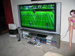 Tennis anyone?  Wow, there's quite a few gaming consoles there...  Wow!  Santa rules! :)