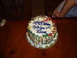 Here's Adam & Kate's Birthday cake - Happy Birthday to my bro & sistas!