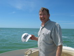 A boat trip isn't complete until someone looses something in the water, fortunately, we rescued Uncle Chris's MSU hat! ;)