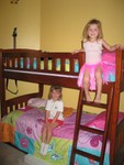 5/6 - Finally!  Paige & Josie's bunk beds are here!  Yeah!