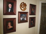 Here's the wall of senior photos - Adam, Kate, Charly2, Kimmy - they are all there.