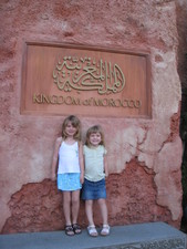 Here's Paige and Josie on location in Morocco!