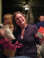 Mel-Mel started off with some delicious coated pretzels AND a DSW Gift Card!  Yee haw!