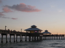 Fort Myers Beach Pier -- Christmas Day 2007.