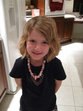 Here's lovely Paige-E showing off her necklace!