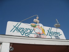 We're at the Hungry Heron (with over 200+ menu items!)