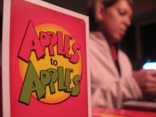 ...Apples to Apples.