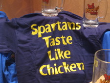 Whoa!  Spartans take like chicken too?  Jake's going to love this!