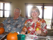 Papa Mike & Grandma Marty picked the small pumpkins. ;)