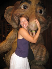 After enjoying the Maelstrom (or Nordstrom as Todd called it!) Jen snuggled up to the big troll in Norway...