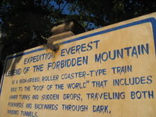 I had never been on Everest before, so we had Fast Passes and walked right on.