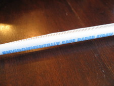 Paper straws?  Weird!
