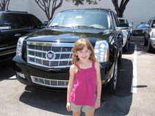 She likes the black Escalade, but thinks it be too hot in the summer. ;)   I'll let Josie tell you about the rest of our adventure...